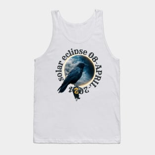 the crow solar eclipse Tank Top